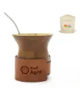 Mate Alazan C/Cinturón de cuero)