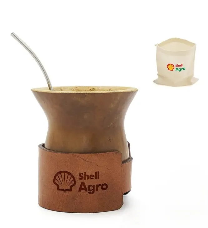 Mate Alazan C/Cinturón de cuero)