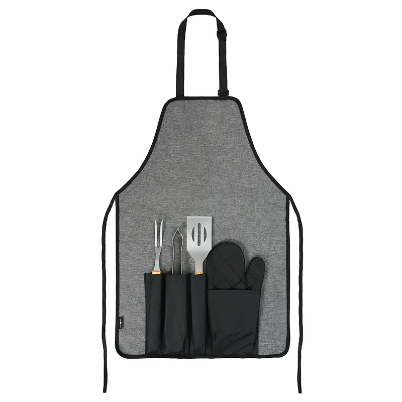 Set BBQ Delantal Grill